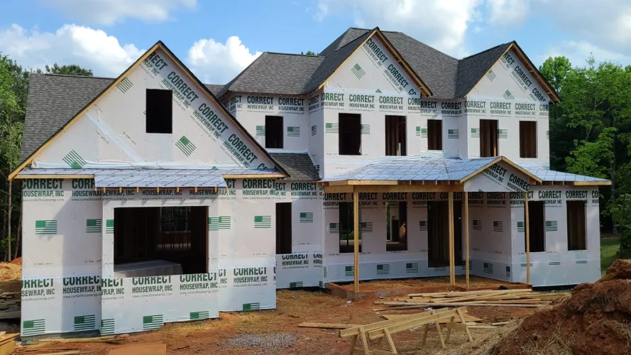 Example jobsite camera view from Correct House Watch